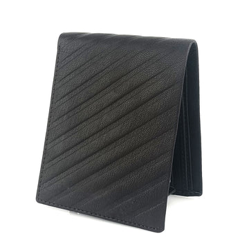 Hemener Men Black Genuine Leather Wallet