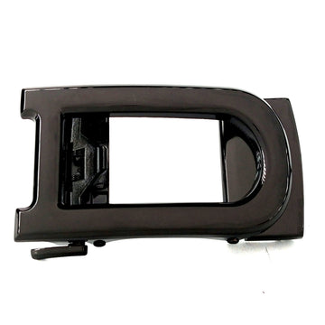 Hemener Men D Letter Metal Auto Grip Black Glossy Buckle
