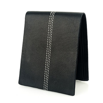 Hemener Men Black Genuine Leather Wallet
