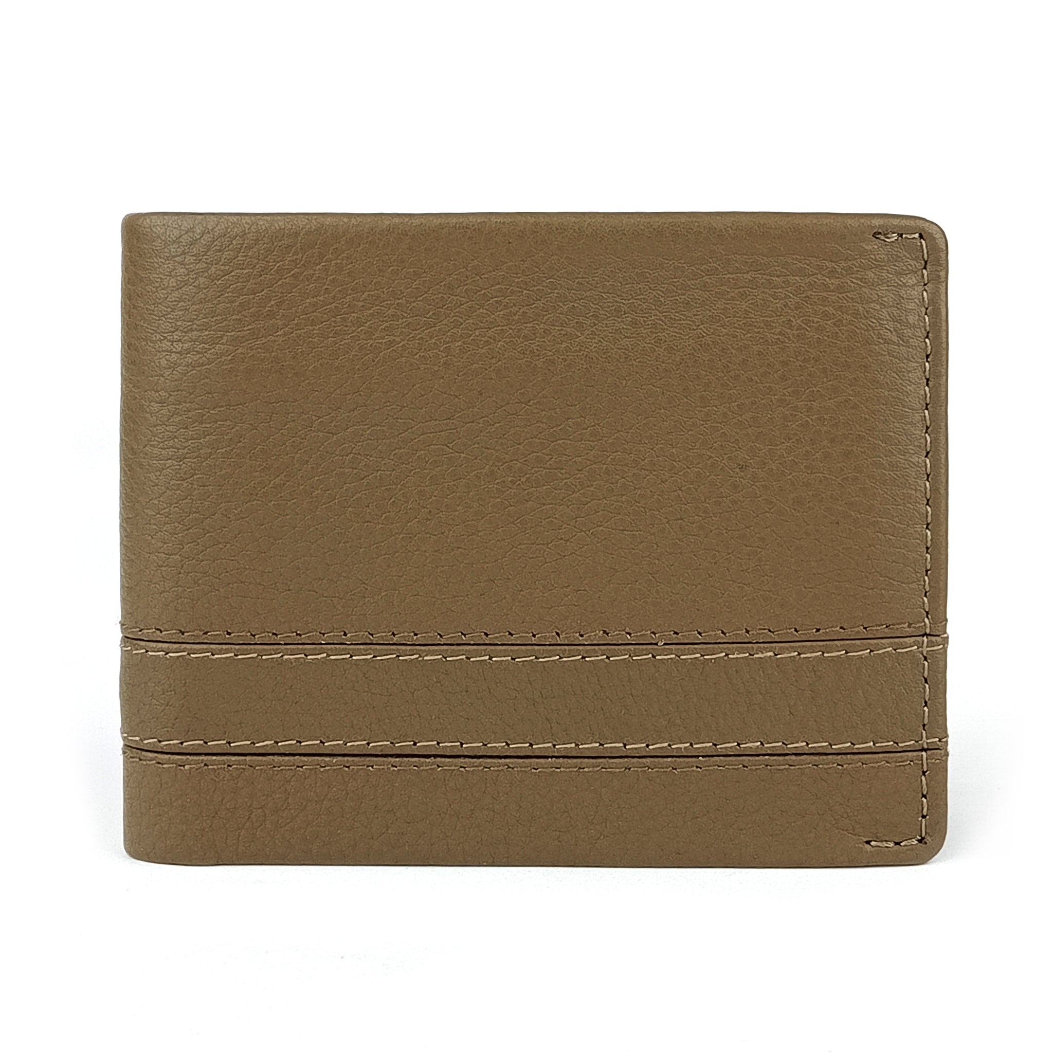 Hemener Men Olive Green  Genuine Leather Wallet