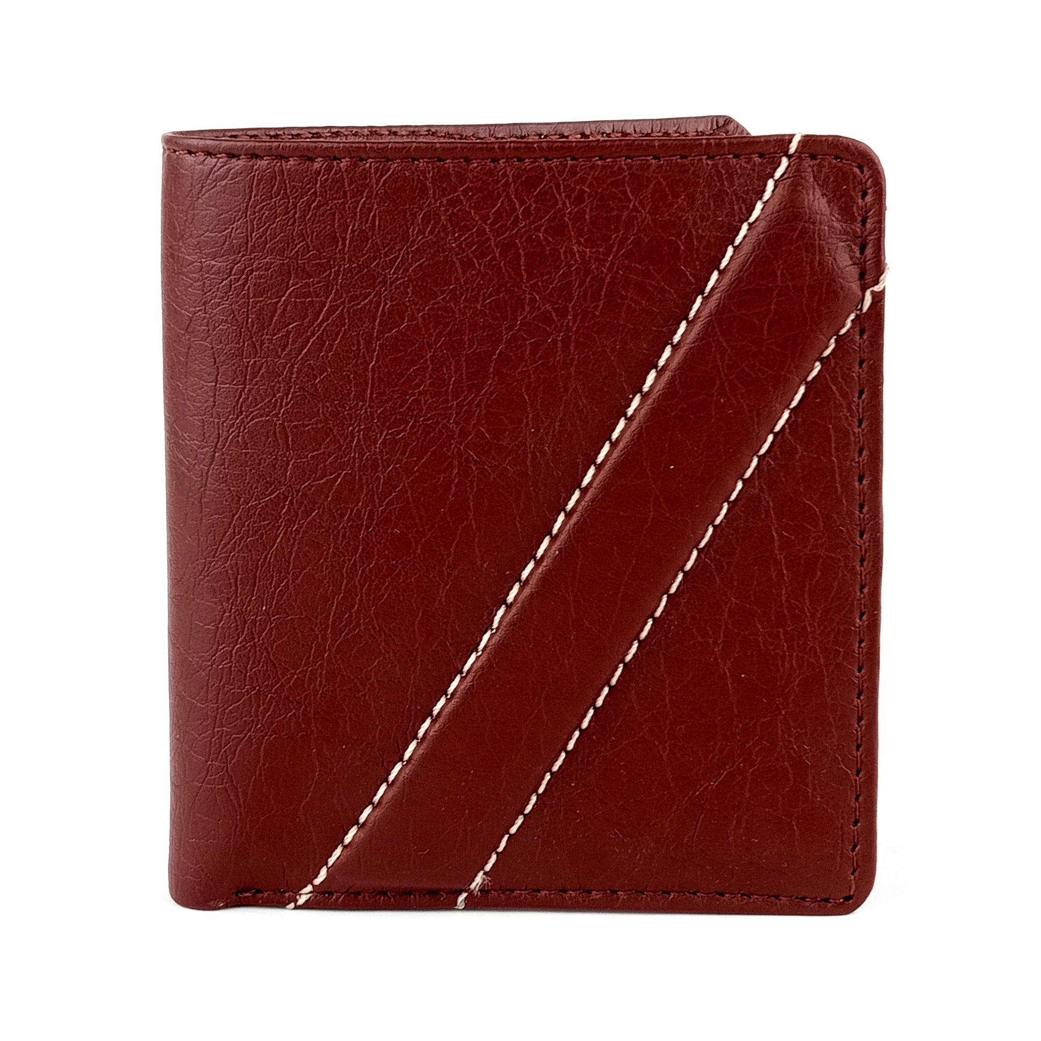 Hemener Men Dark Brown  Genuine Leather Wallet