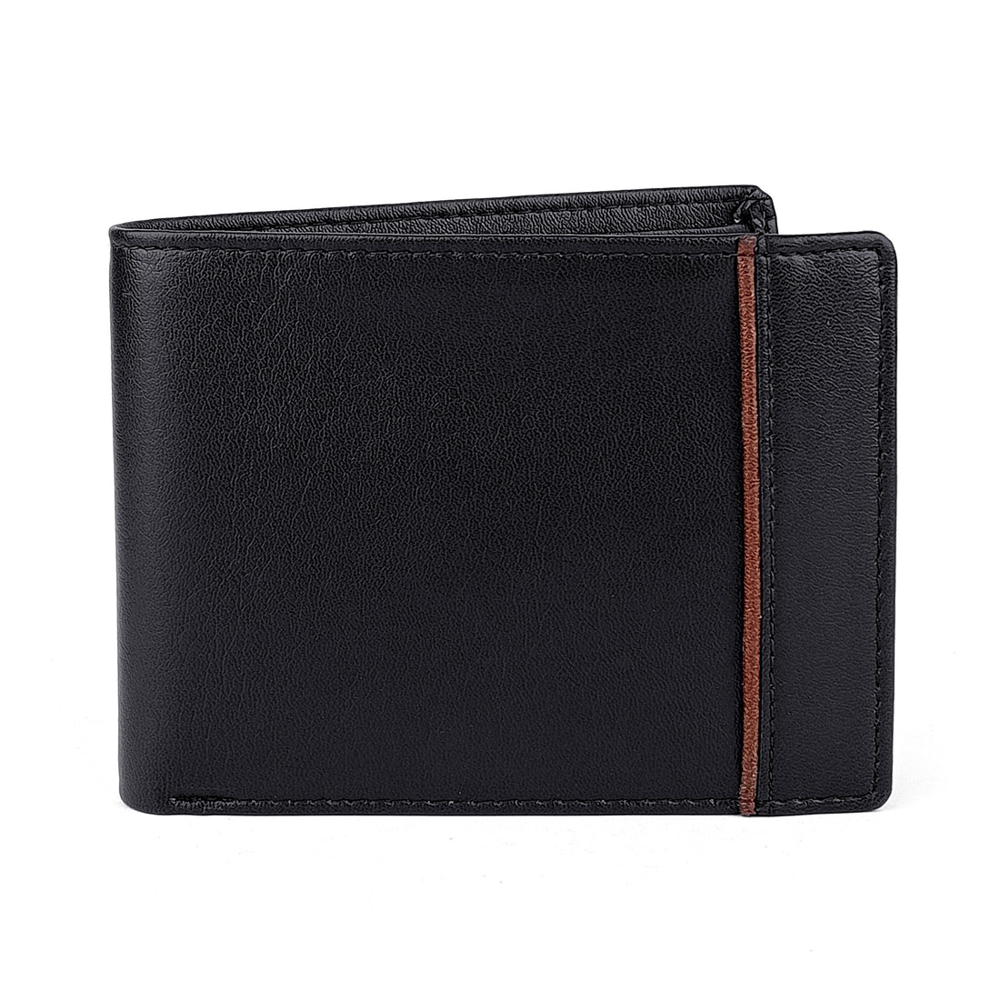 Hemener Men Black  Genuine Leather Wallet