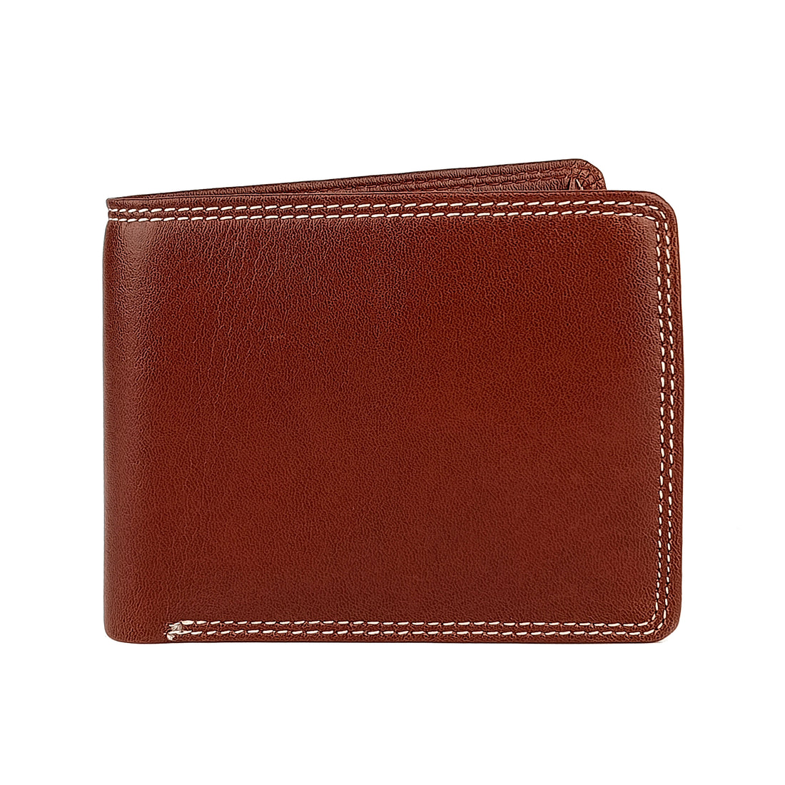 Hemener Men Dark Brown  Genuine Leather Wallet