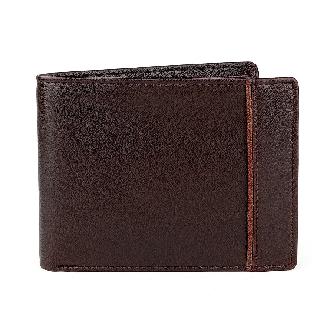 Hemener Men Dark Brown  Genuine Leather Wallet