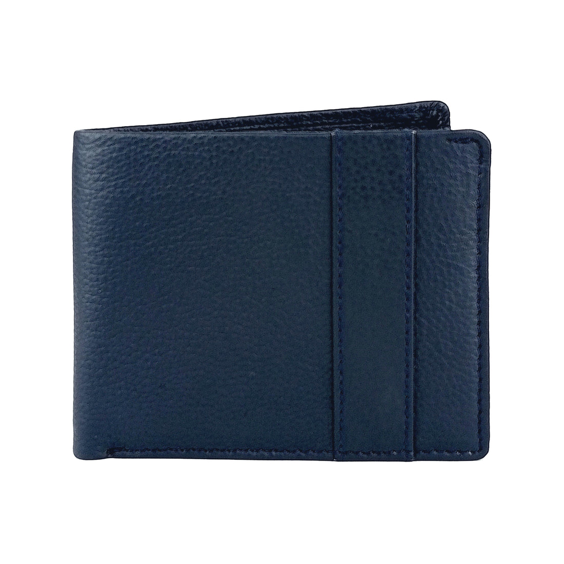 Hemener Men  Blue  Genuine Leather Wallet