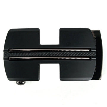 Hemener Men Metal Auto Grip Black Matte Buckle