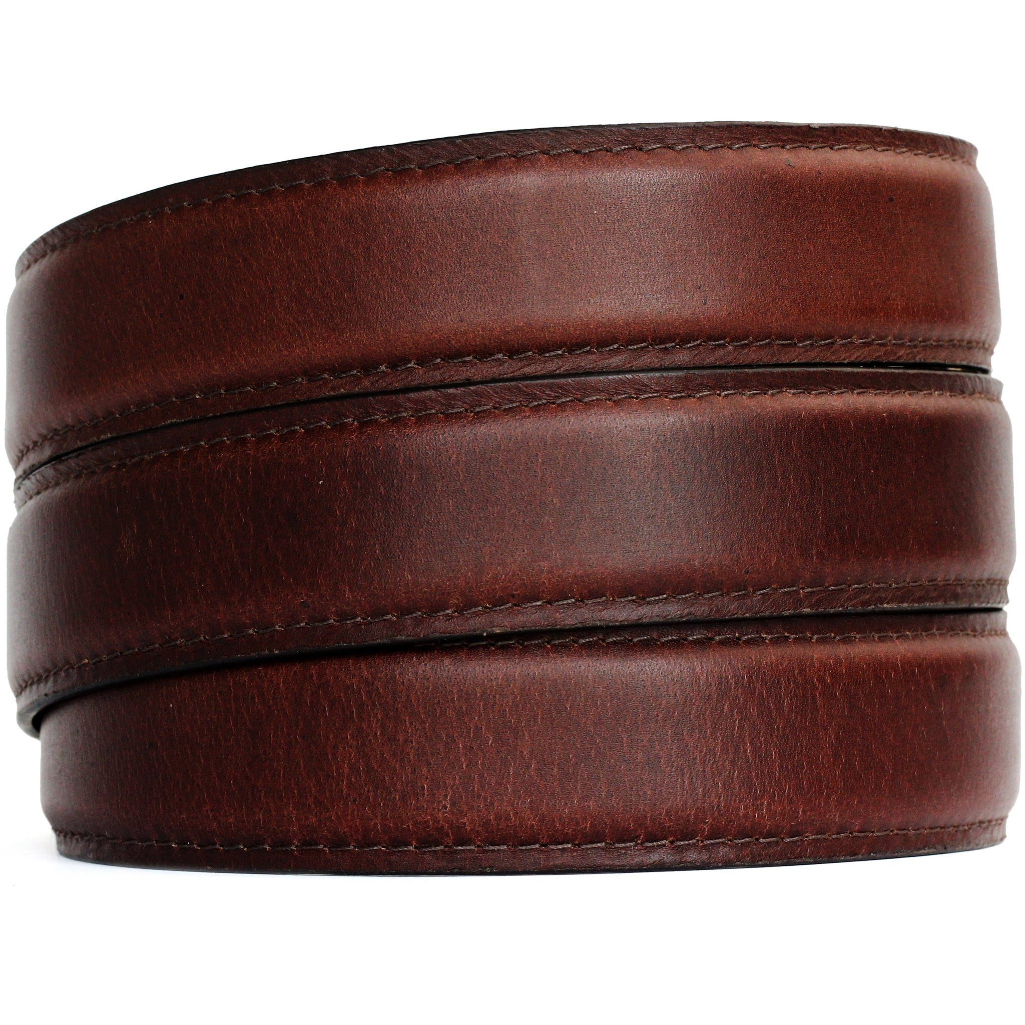 Hemener Men Autogrip Brown Genuine Leather Strap