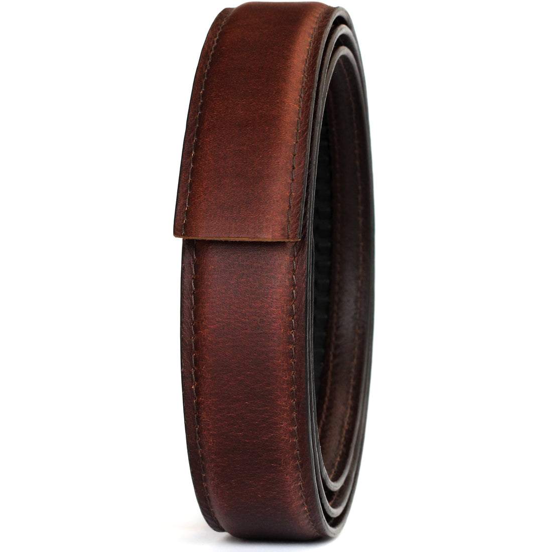 Hemener Men Autogrip Brown Genuine Leather Strap
