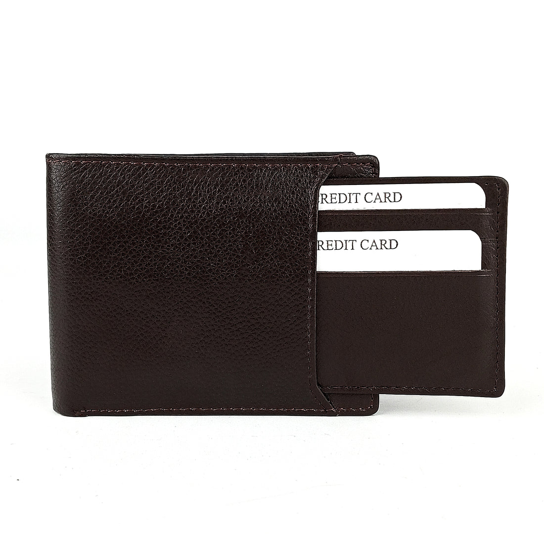 Hemener Men Dark Brown  Genuine Leather Wallet