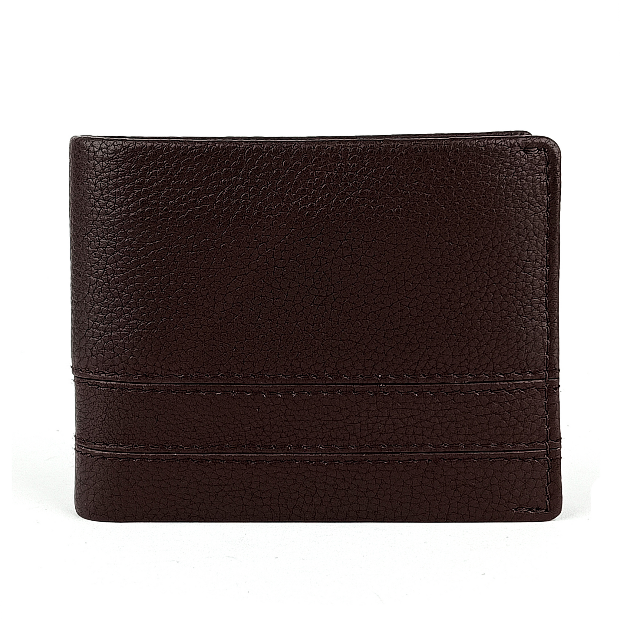 Hemener Men Dark Brown  Genuine Leather Wallet