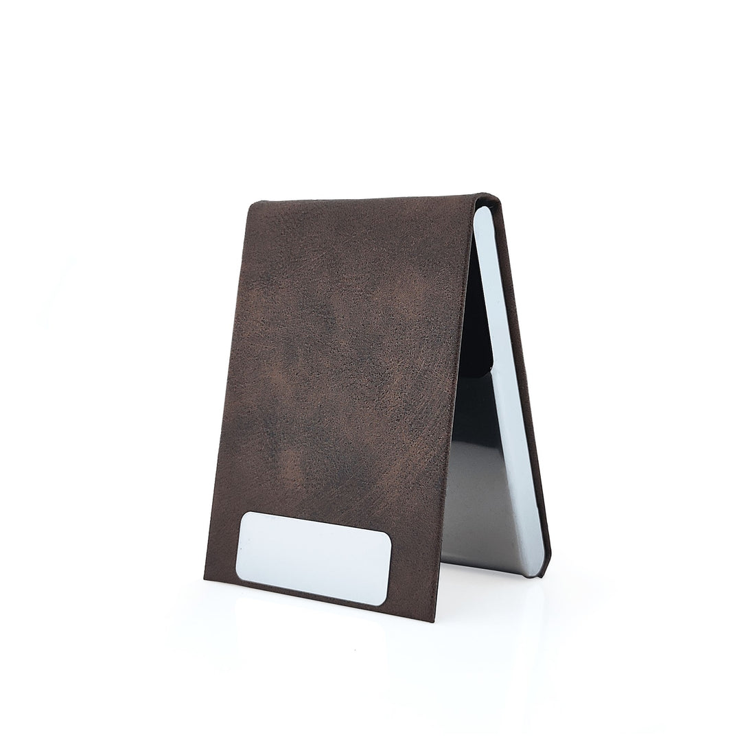 Hemener Metal Brown/ Tan/ Black Card Holder