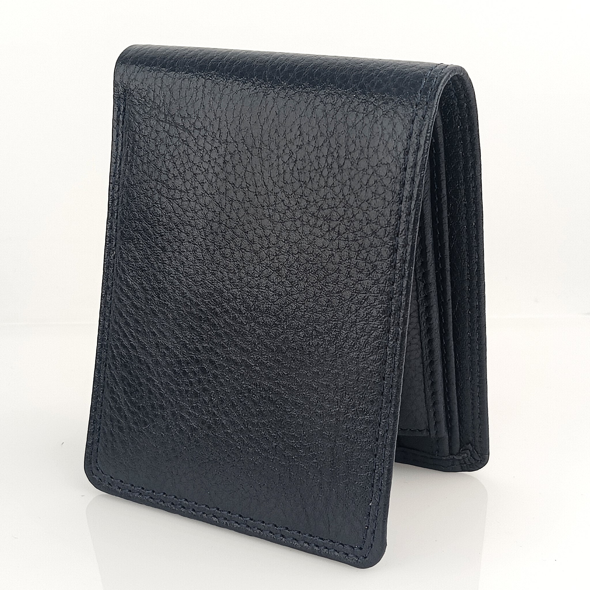 Hemener Men Blue  Genuine Leather Wallet