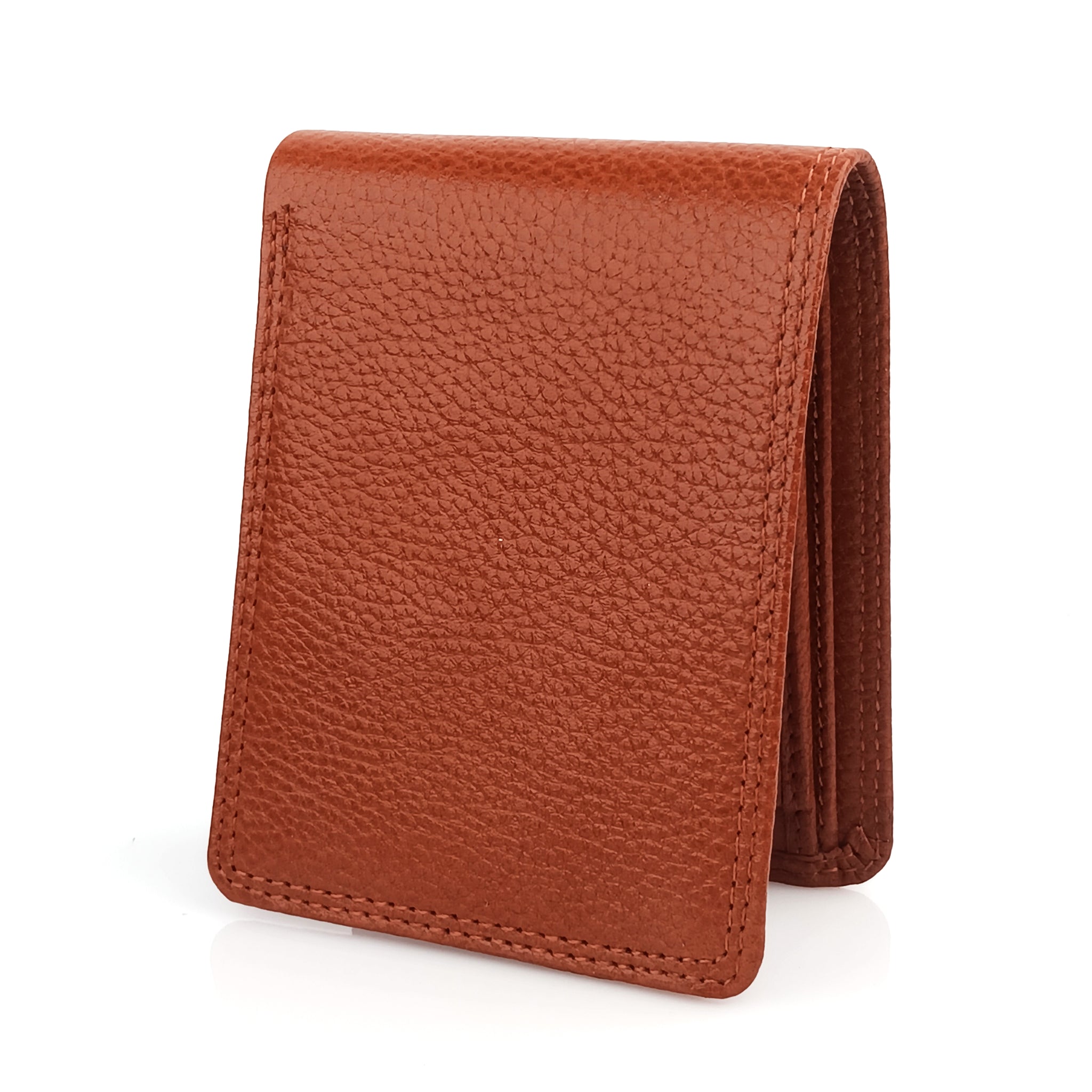 Hemener Men Tan  Genuine Leather Wallet