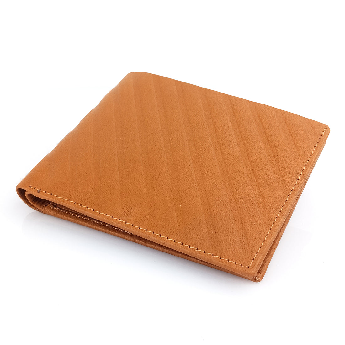 Hemener Men Tan  Genuine Leather Wallet