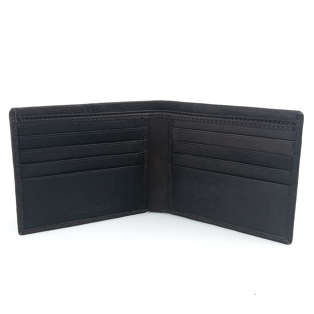 Hemener Men Black  Genuine Leather Wallet