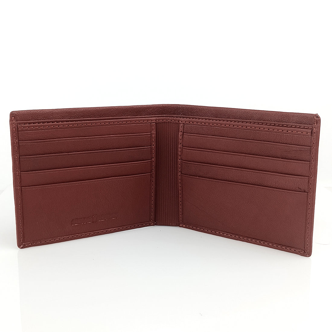 Hemener Men Brown  Genuine Leather Wallet