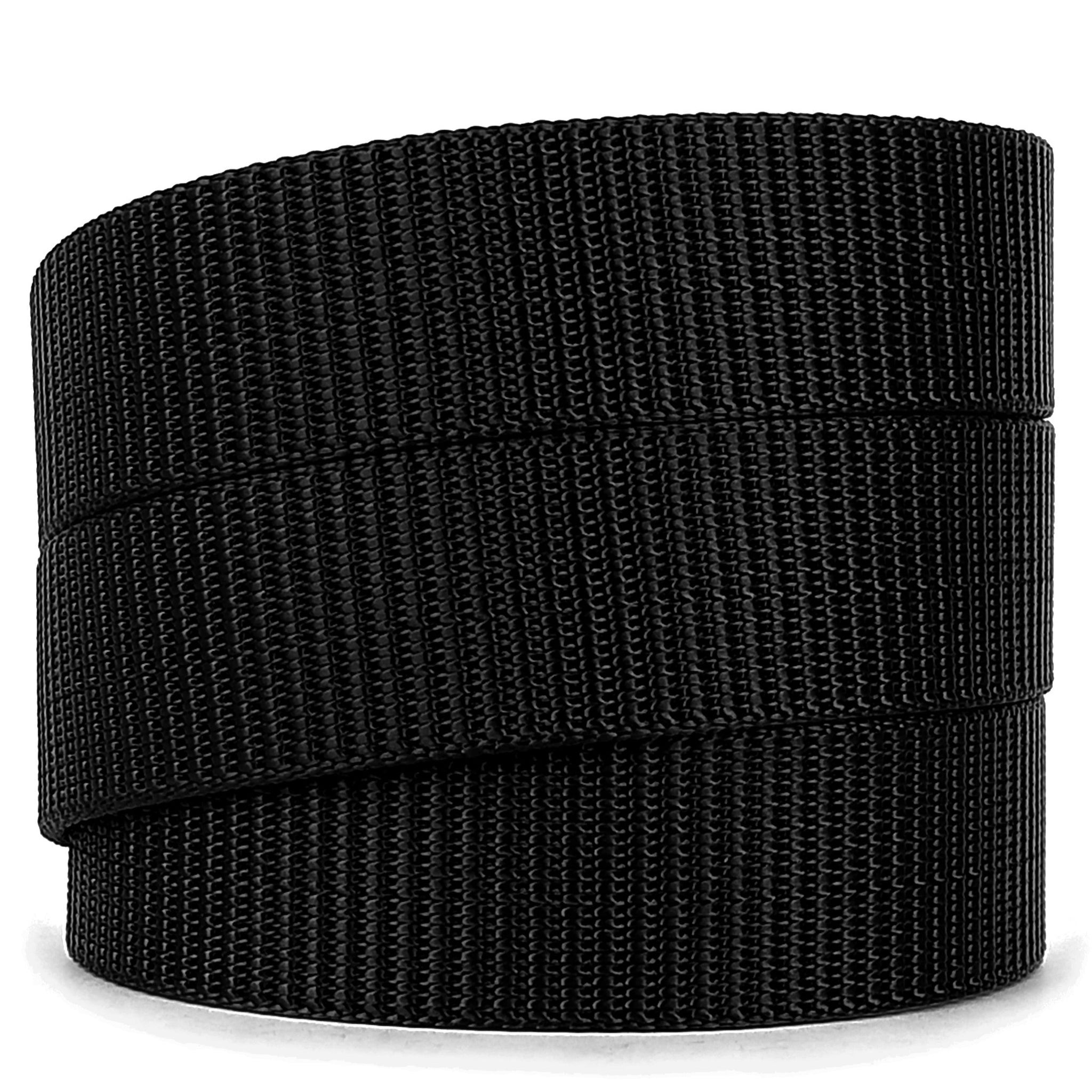 Hemener Unisex Black Nylon Canvas Strap