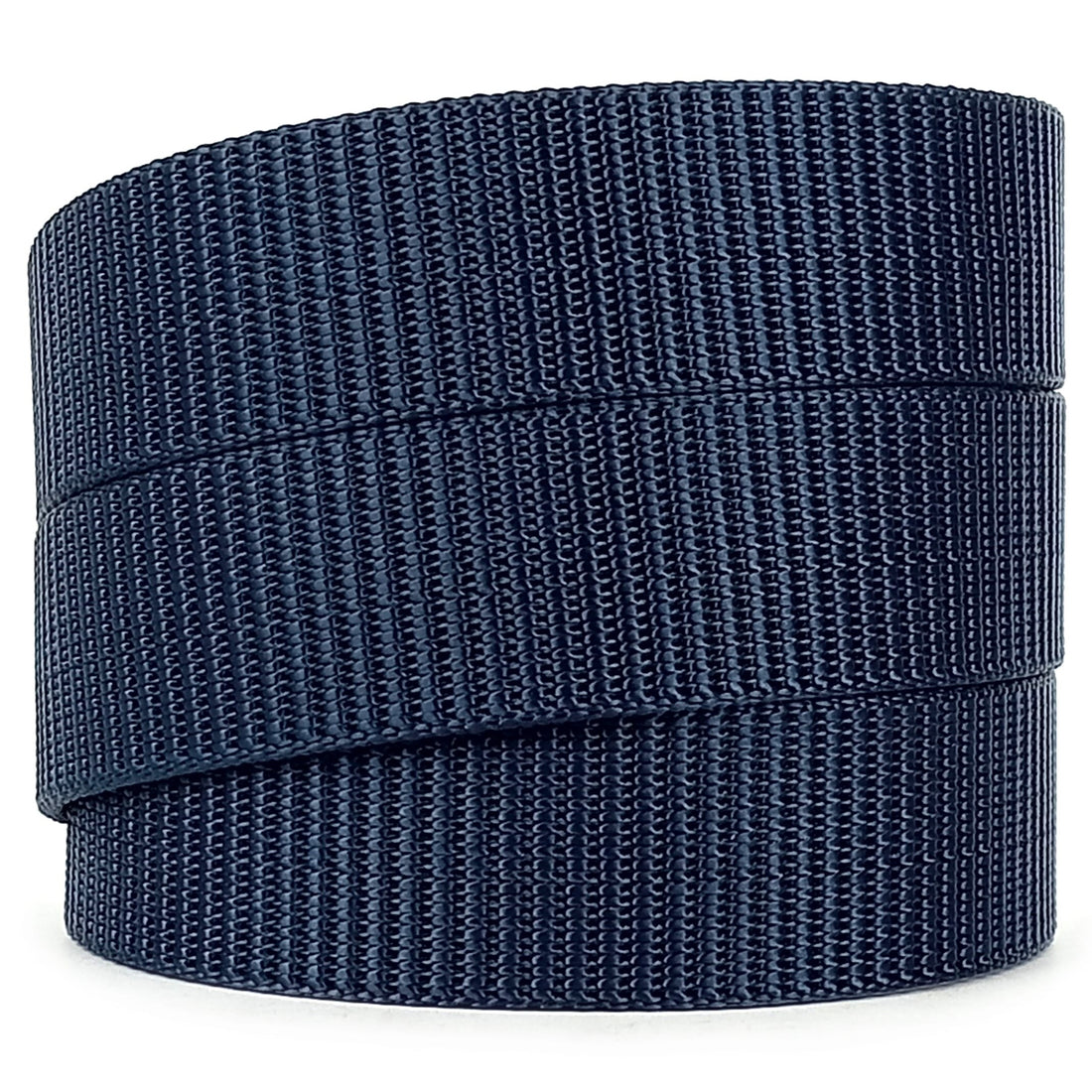 Hemener Unisex Black Blue Reversible Nylon Canvas Strap