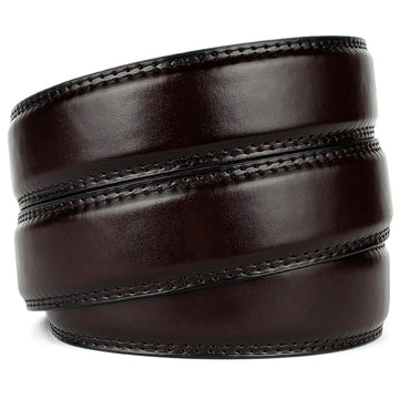 Hemener Men Autogrip Dark Brown Texas Leather Strap