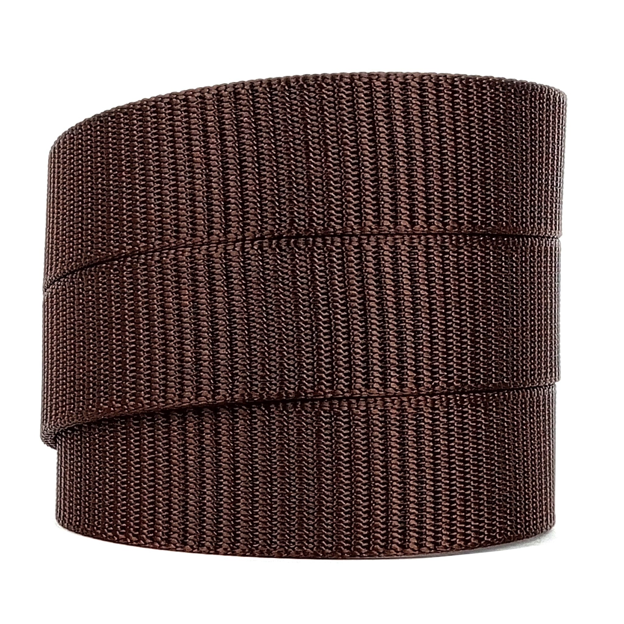 Hemener Unisex Brown Nylon Canvas Strap