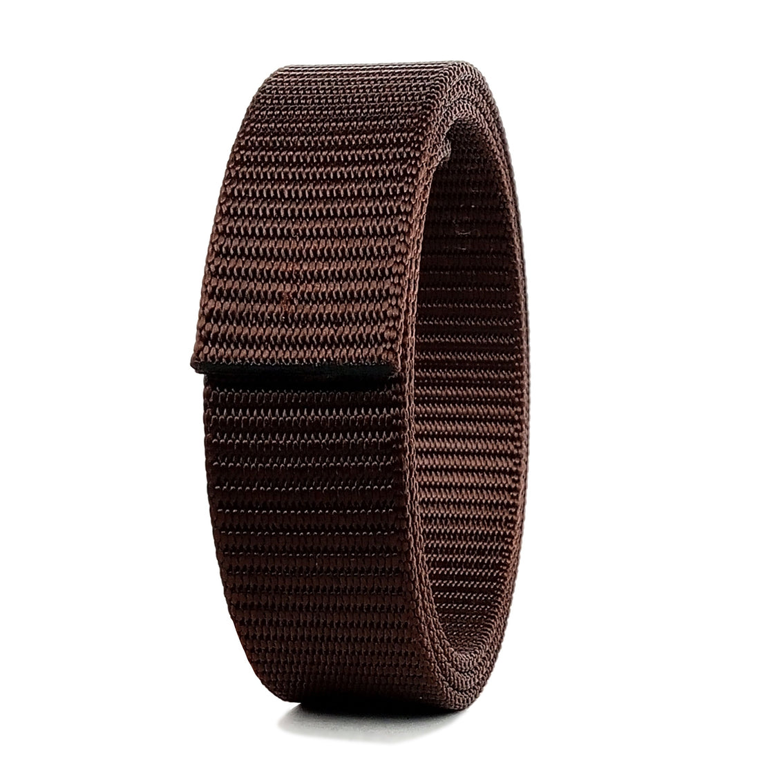 Hemener Unisex Brown Nylon Canvas Strap