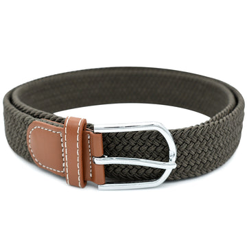 Hemener Green Elastic Nylon Canvas Belt