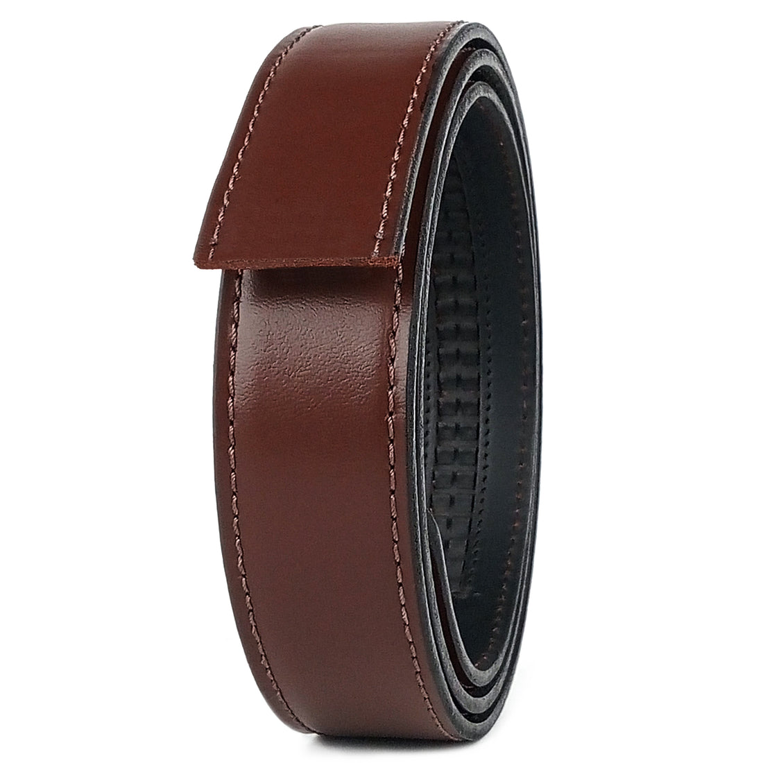 Hemener Men Autogrip Dark Brown Genuine Leather Strap