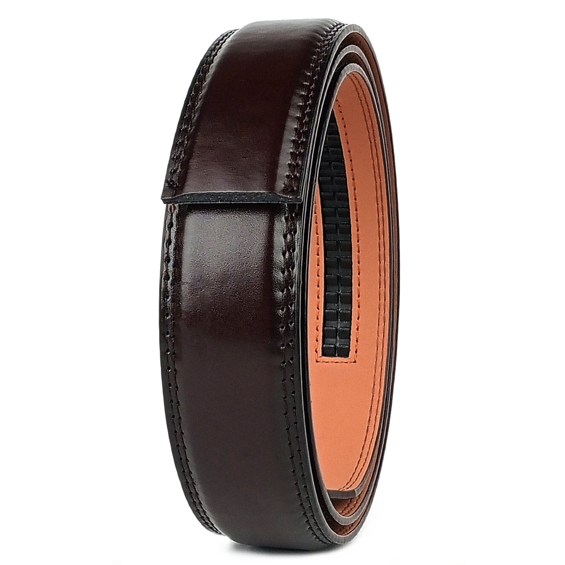 Hemener Men Autogrip Dark Brown Texas Leather Strap